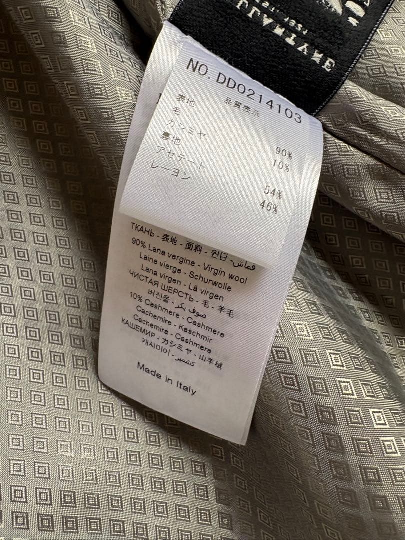 新品　BALLANTYNE バランタイン　ロングコート　グレー　カシミヤ混