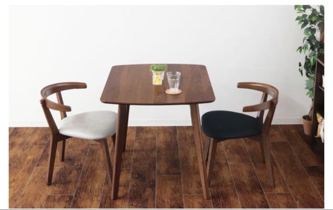 新品 ヤマソロ ダイニングチェア 2台 ブラック 83-327