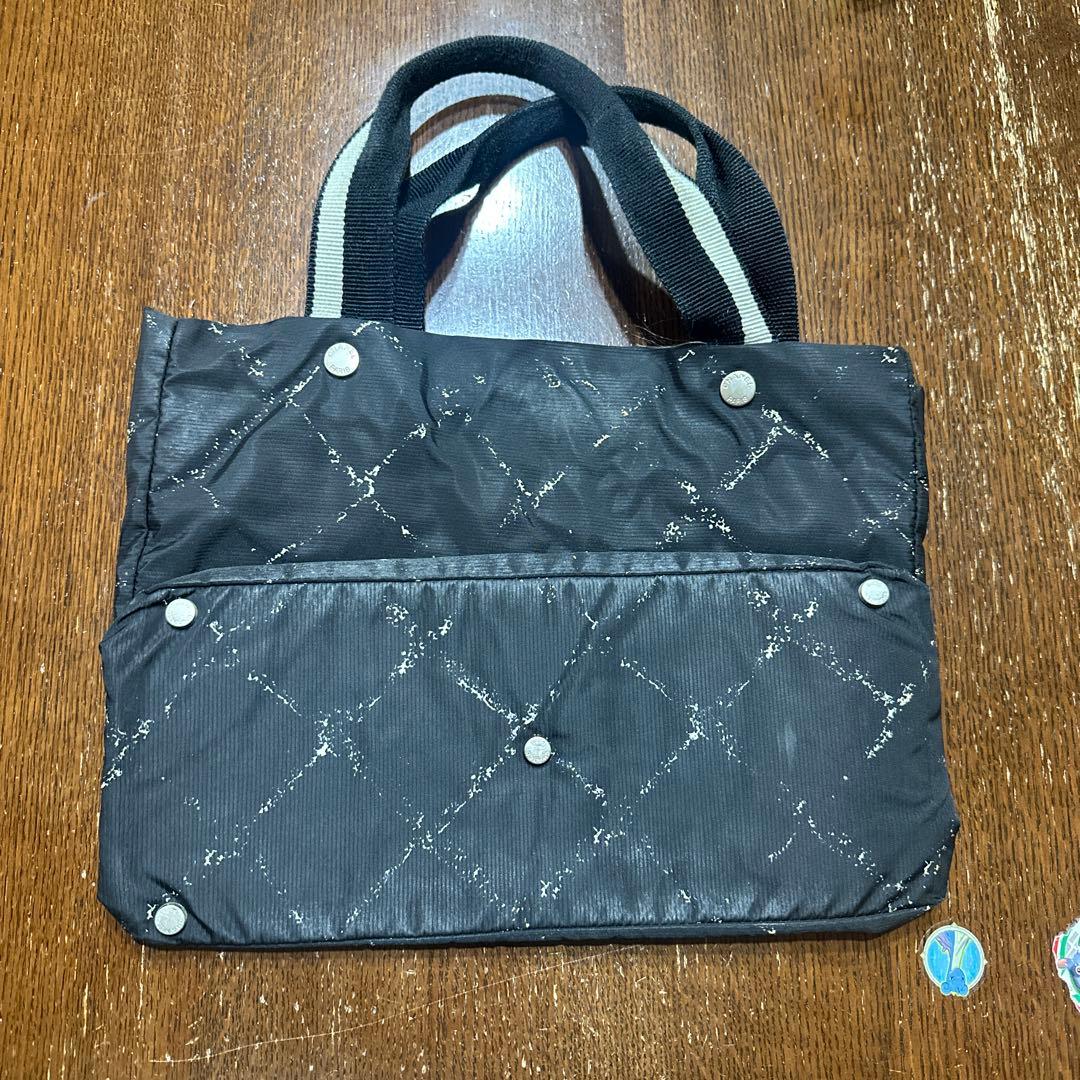 シャネル　旧トラベルライン　ナイロン　トートバッグ