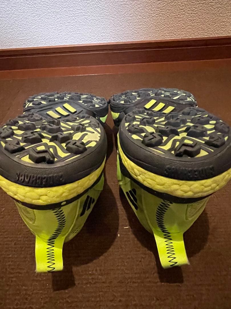アディダス コードカオス25 BOOST ゴルフシューズ 蛍光グリーン