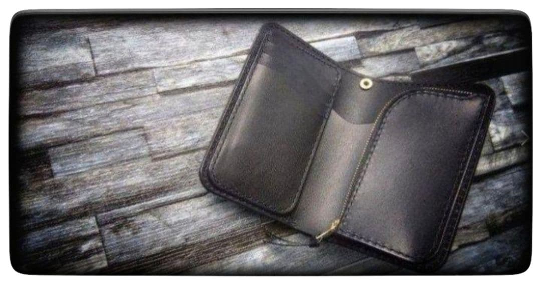 ジョン◆限定品◆　ショート　ウォレット　◆　ブラック　カスタム可