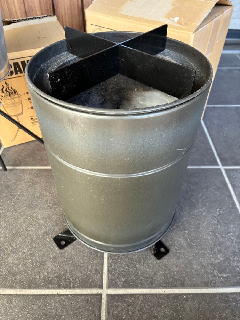 尾上製作所の焚き火台「CAMBi」と「CAMBi Ⅱ」のセット+オマケ