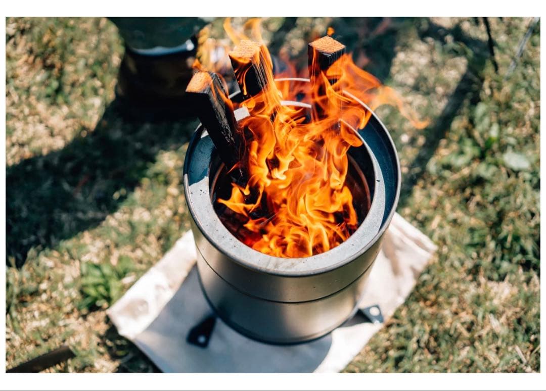 尾上製作所の焚き火台「CAMBi」と「CAMBi Ⅱ」のセット+オマケ