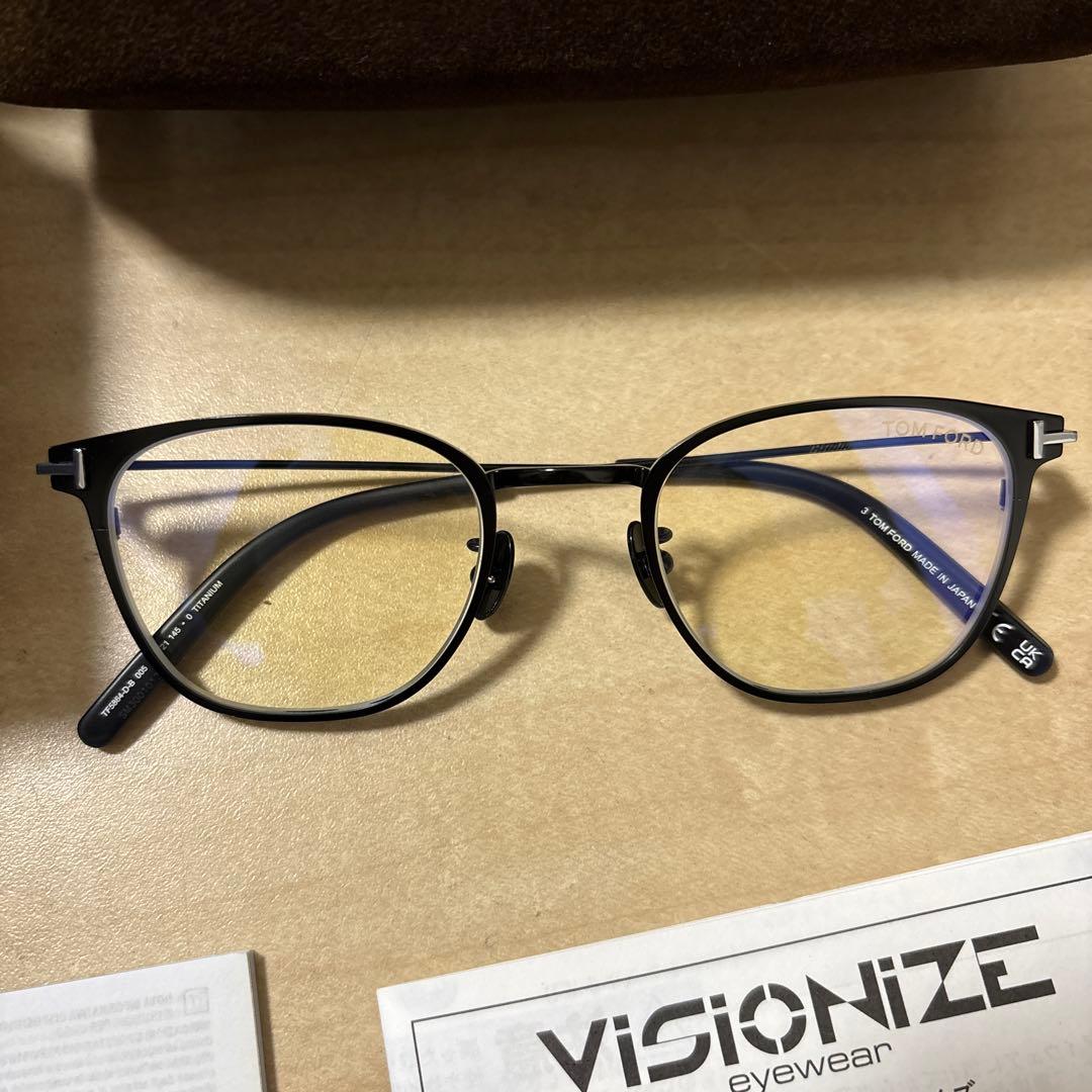 TOM FORD titanium ブラック/シルバー　TF5864DB-005