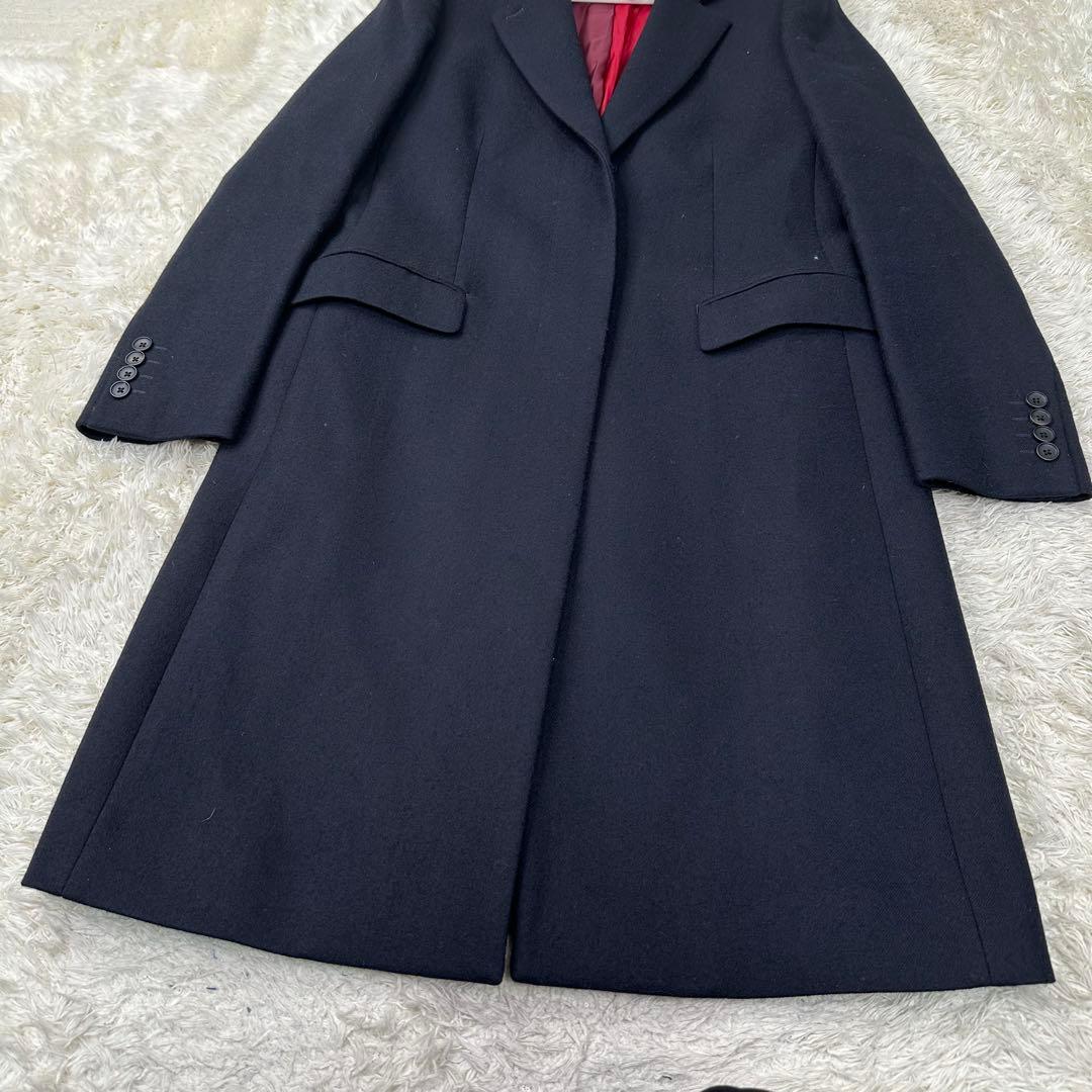 ✨美品✨XL✨Paul Smith 比翼仕立て ロングコート ブラック 42