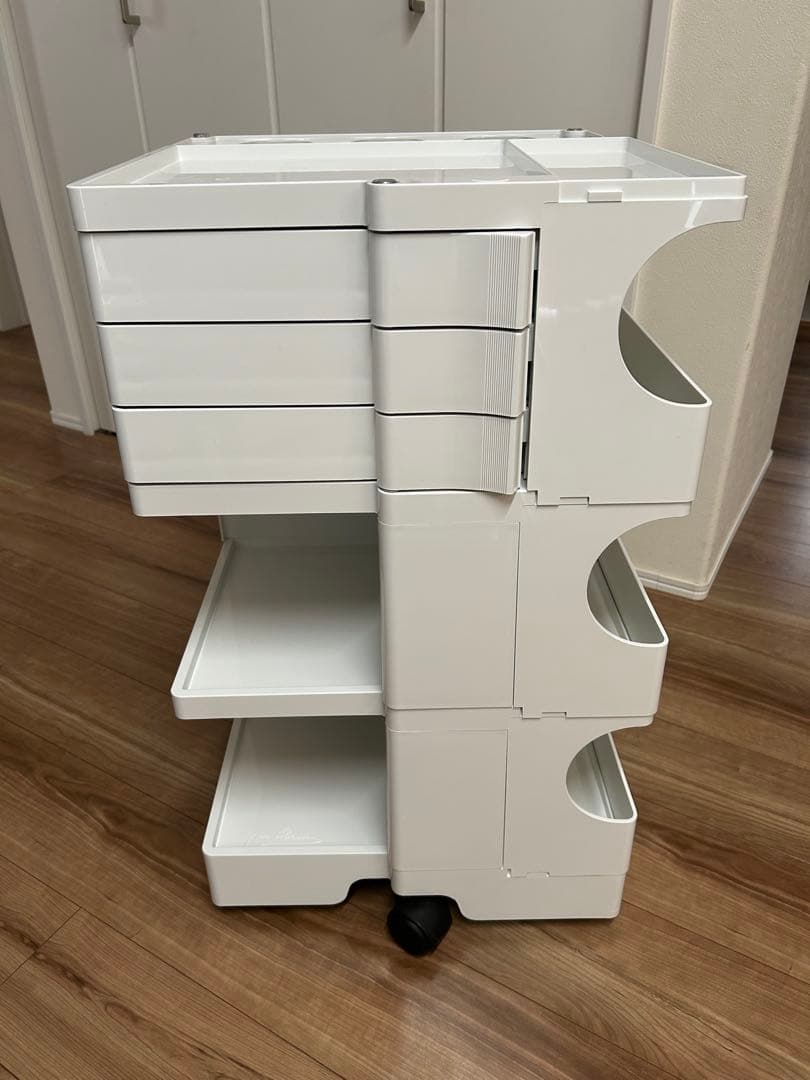 Boby Wagon ボビーワゴン 3段3トレイ ホワイト B-LINE