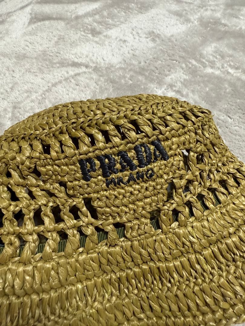 PRADA バケットハット オリーブグリーン