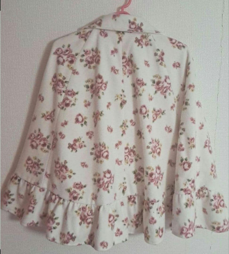 LIZLISA リズメロ コラボ 花柄 ポンチョ コート 量産型 y2k