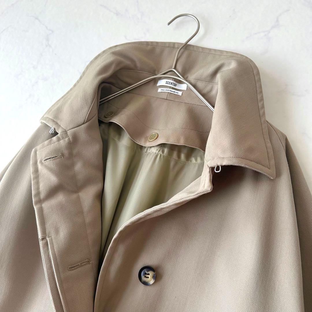 美品 SCENTOFギャバジンステンカラーコート ライナー付き APSTUDIO