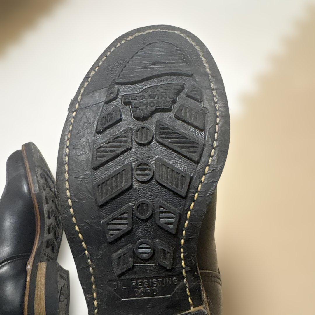 h*e様 美品　レッドウイング　RED WING ブラック エンジニアブーツ バ