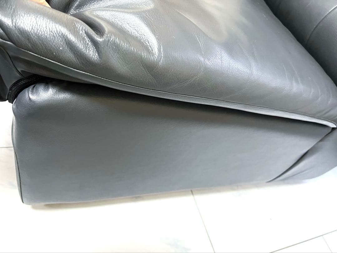 t-s-s-s カリモク 本革レザー ソファー 1脚