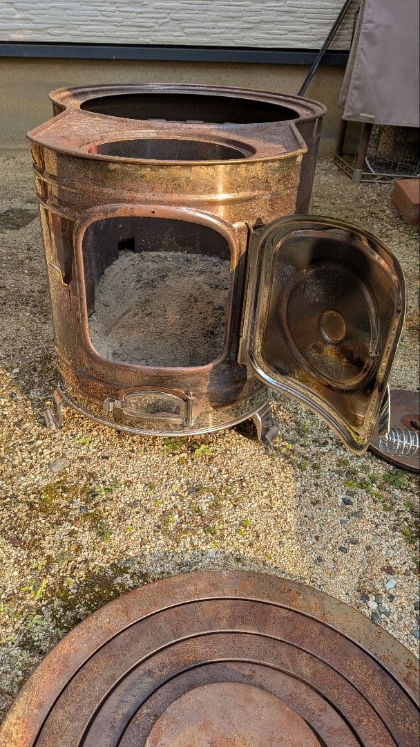 m*i様 ホンマ製作所 薪ストーブ ステンレス時計1型 2回使用の美品