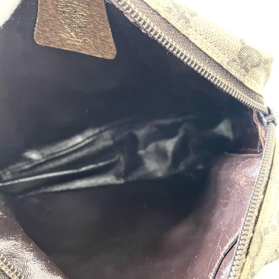 グッチ　GUCCI ショルダーバッグ　キャンバス　オールドグッチ　斜め掛け