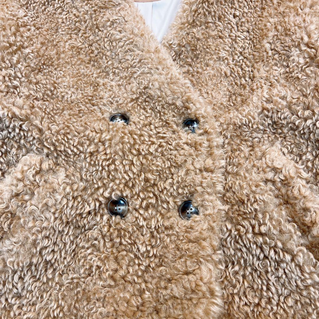 美品希少✨Sea Room Lynn TEDDY ファー ノーカラー ジャケット