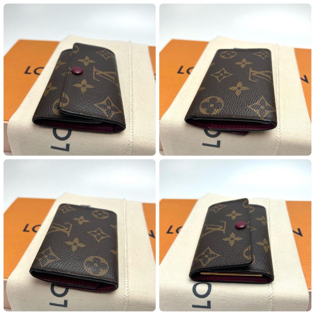 鑑定済 ルイヴィトン モノグラム 赤系 キーケース6連