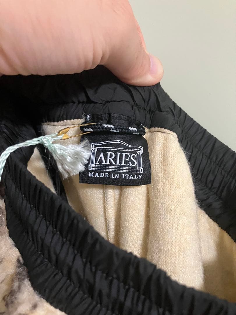 Aries Floral Fleece Pant アリーズ フリースEcru