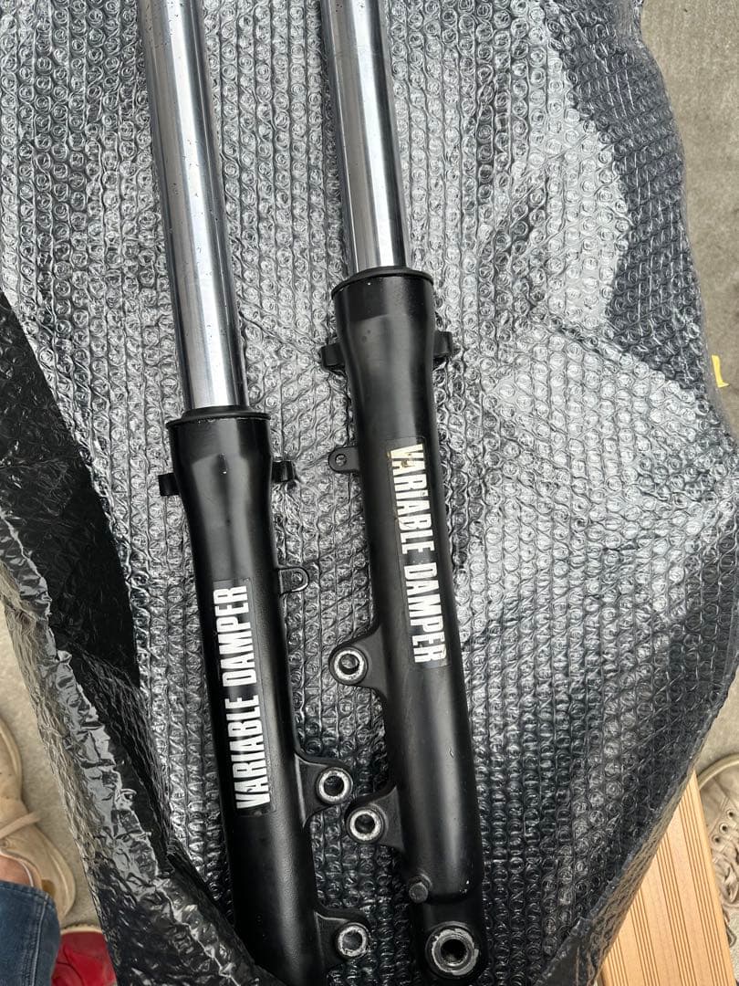 RZ250R フロントフォーク　左右　ブラック　レストア　フロント　フォーク