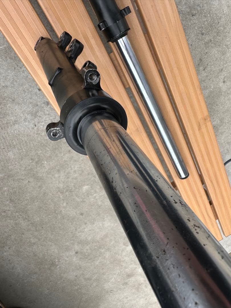 RZ250R フロントフォーク　左右　ブラック　レストア　フロント　フォーク