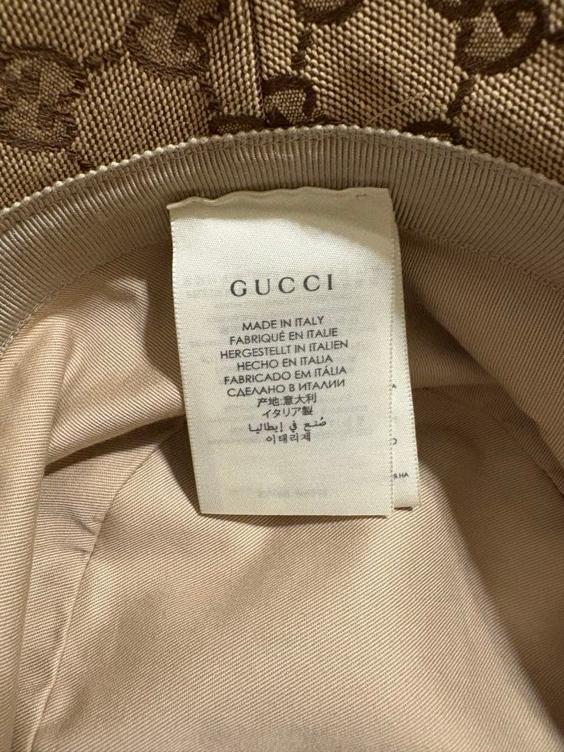 GUCCIバケットハットM