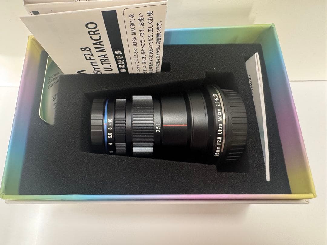 LAOWA 25mm F2.8 Ultra Macro 2.5-6x レンズ