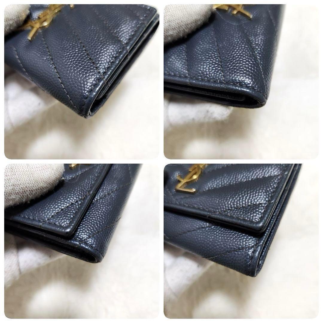 ✨極美品　付属品完備✨サンローラン　キーケース　6連　カサンドラ　グレー　レザー