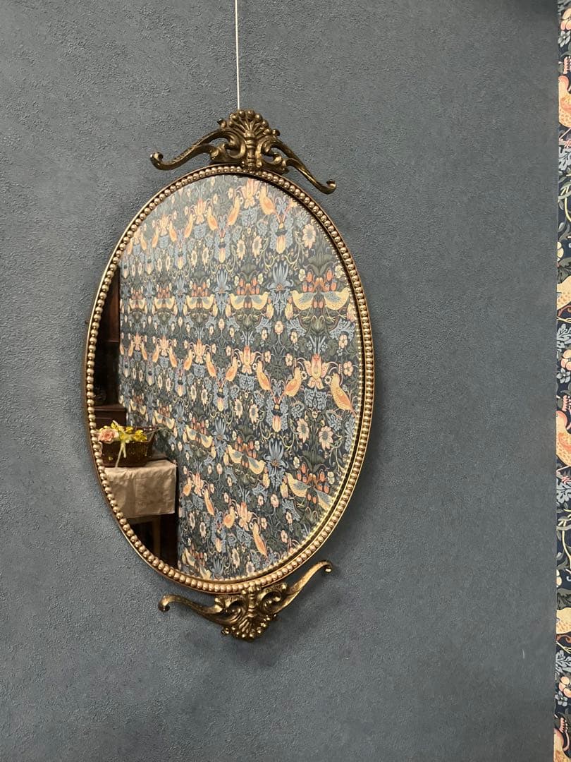 ② ウォールミラーインテリア 壁掛け 鏡アンティーク ビンテージヴィン テージ