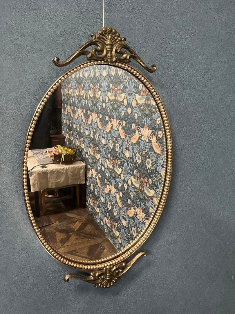 ② ウォールミラーインテリア 壁掛け 鏡アンティーク ビンテージヴィン テージ