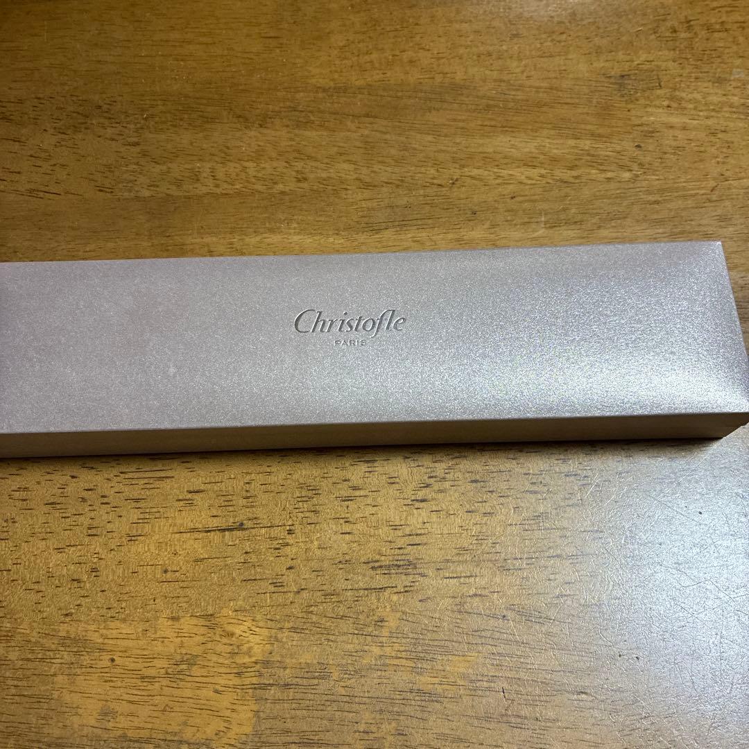 Christofle クリストフル 箸 ペアセット 赤黒