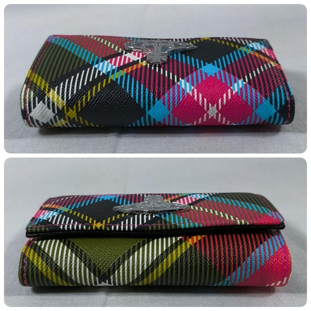 未使用品✨️　ヴィヴィアンウエストウッド　チェック柄　キーケース