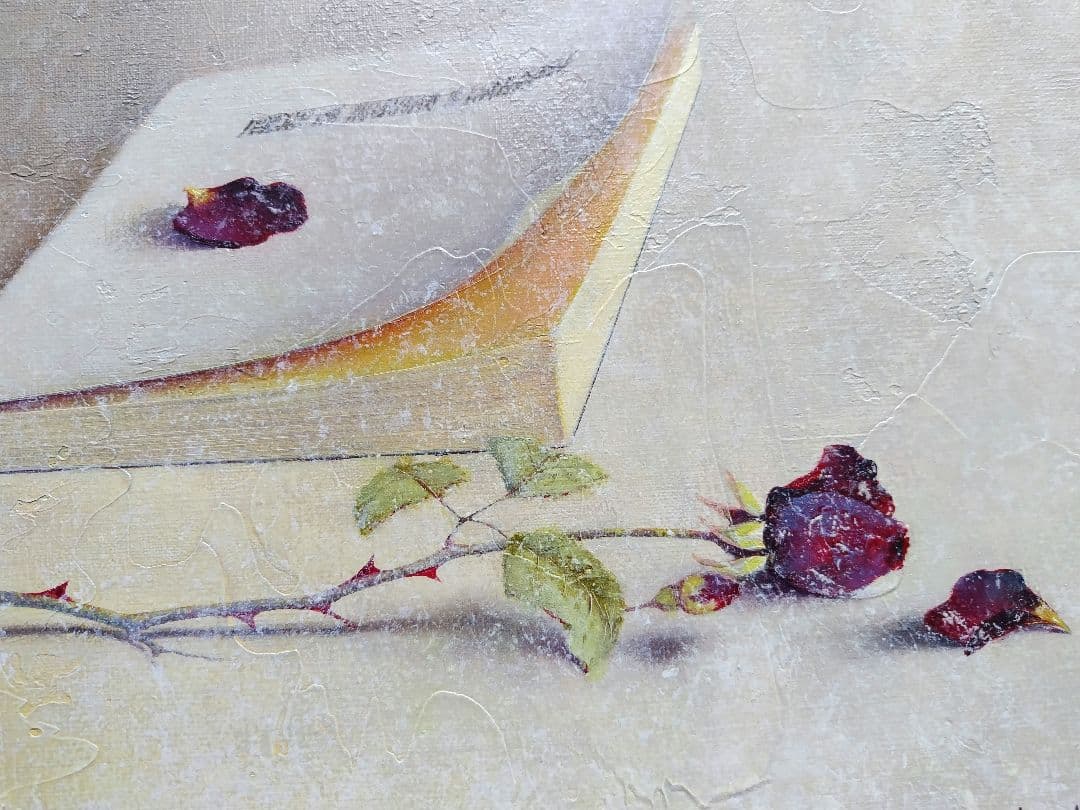 ☆11/30迄限定出品セール中☆ TomasaMartin作 ”赤いバラと日記”