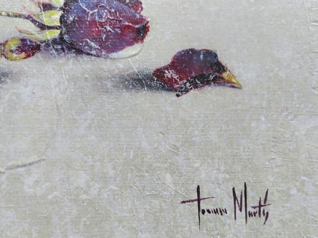 ☆11/30迄限定出品セール中☆ TomasaMartin作 ”赤いバラと日記”