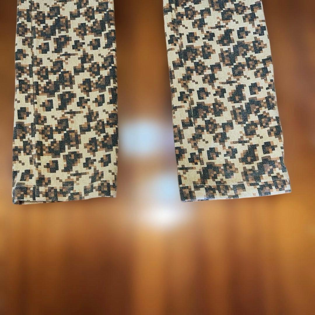 希少　beauty:beastデジタルヒョウ柄パンツ