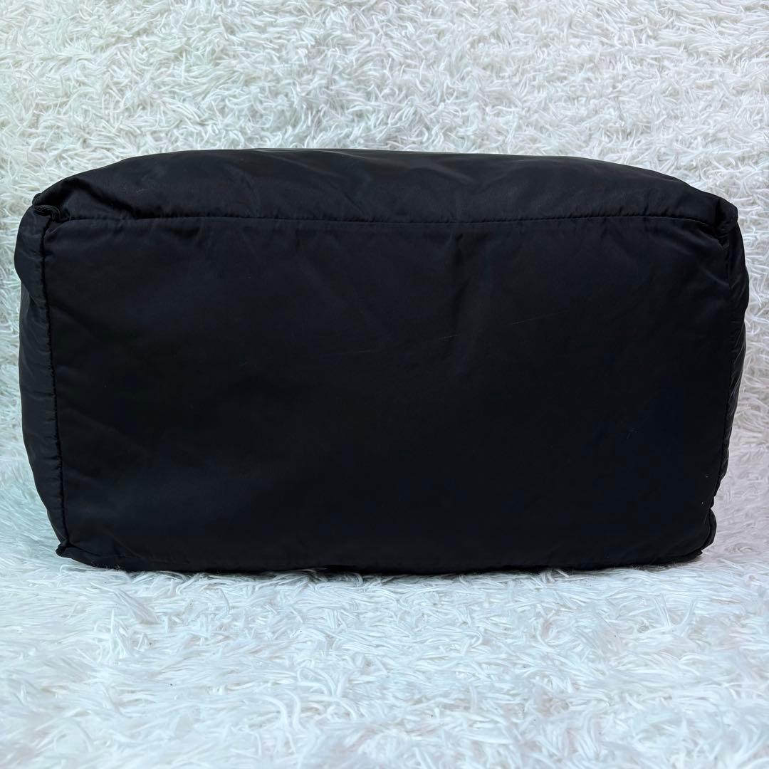 極美品✨フェリージ ボストンバッグ 2way 大容量 レザー×ナイロン P3 黒