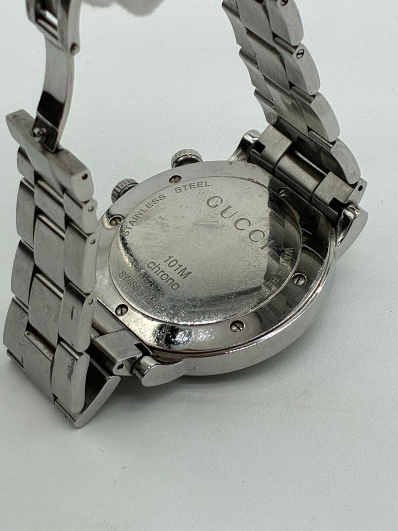 グッチ Gクロノ YA101309 101M ブラックメンズ GUCCI