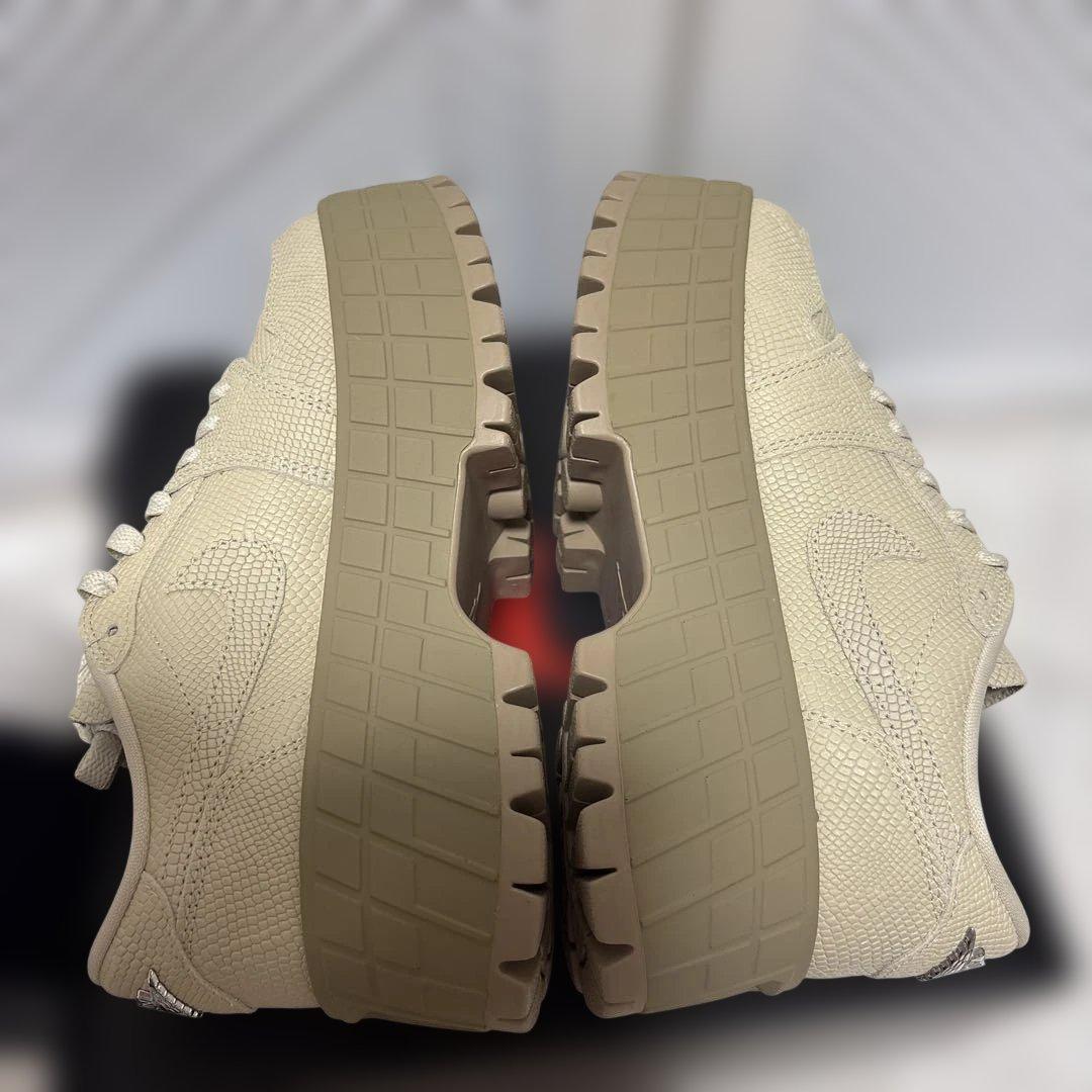 新品NIKE ウィメンズ エア ジョーダン 1 ブルックリン 厚底 24.5cm