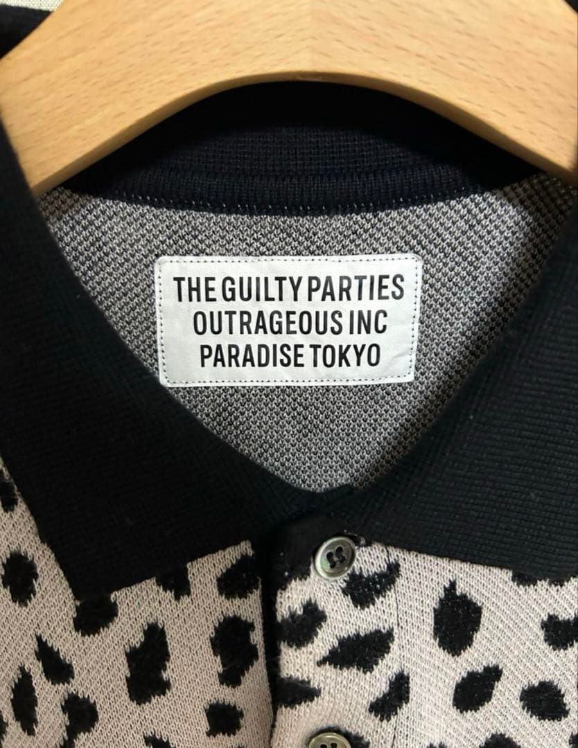 ワコマリア　ニットポロシャツ