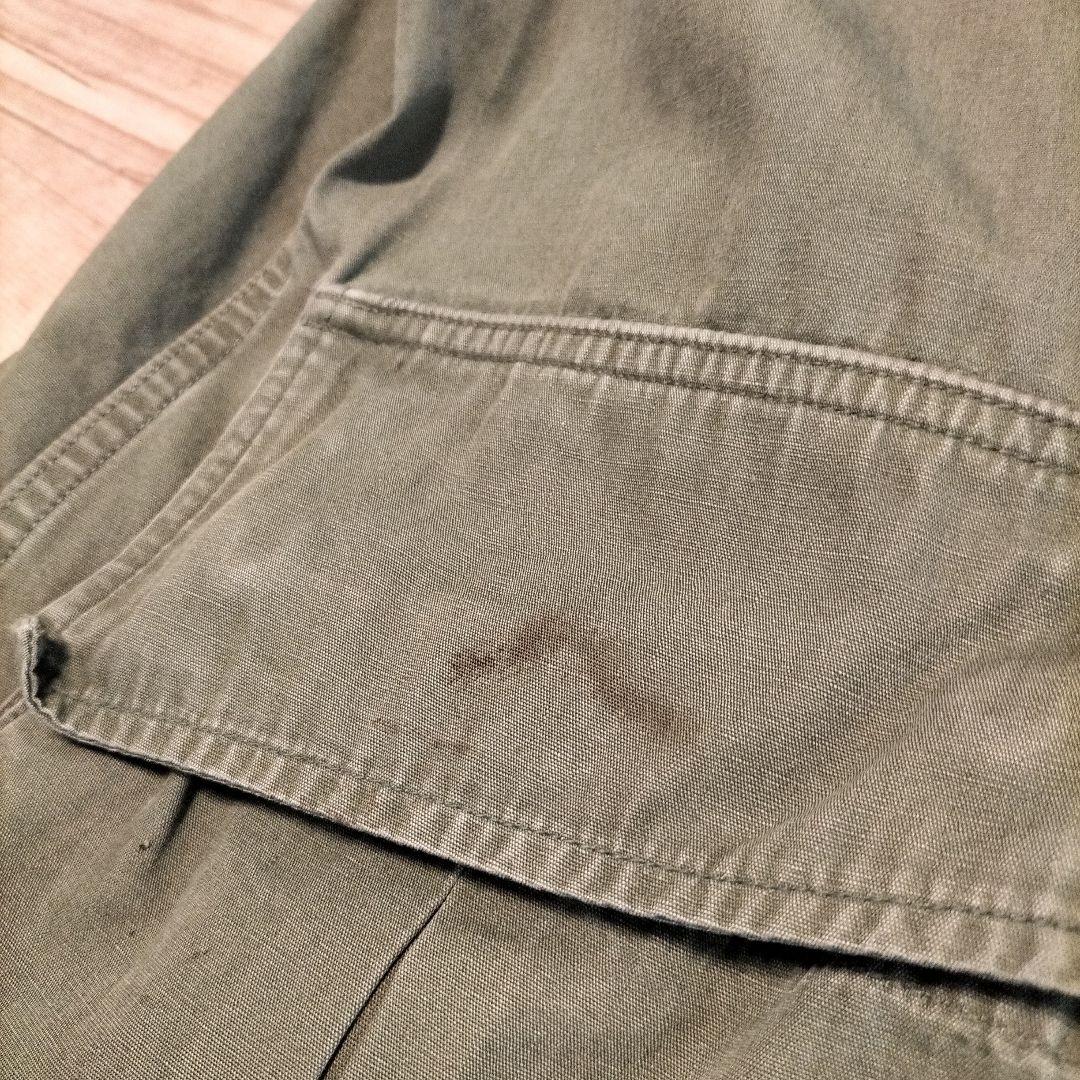 ヴィンテージ　ファティーグジャケット　60s 　3rd　 ノンリップ ダブル