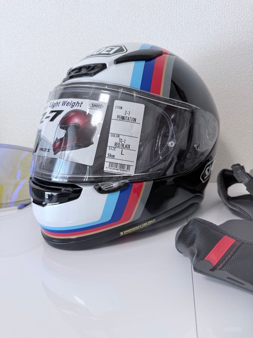 SHOEI Z-7 RECOUNTER TC-10 Lサイズ