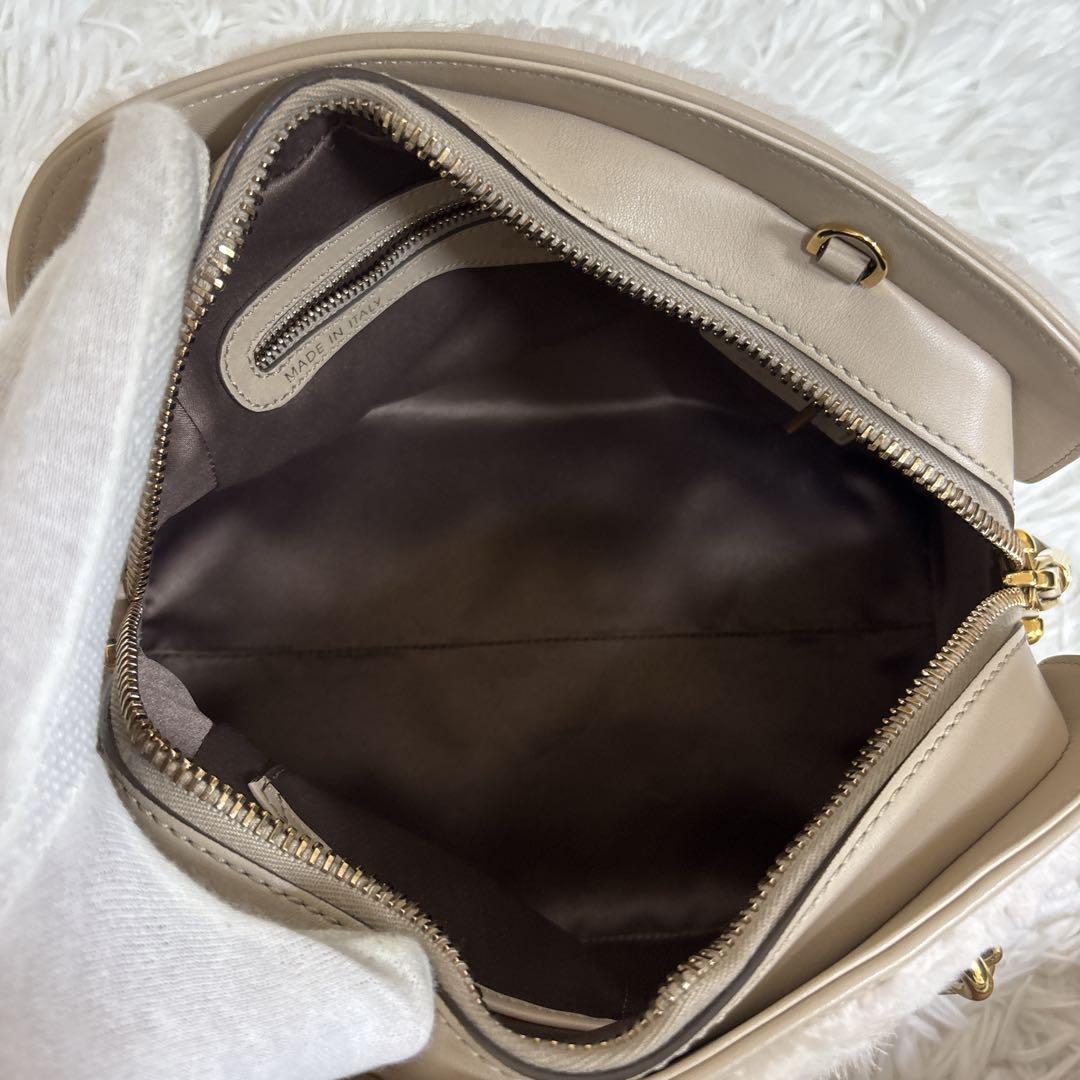 【美品】トッズ　2way バッグ　ハンドバッグ　ファー