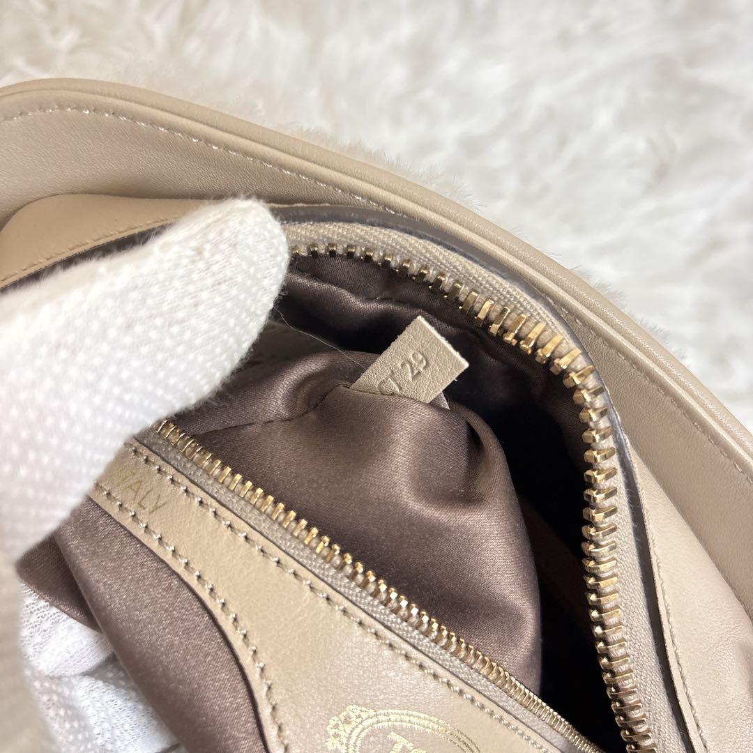 【美品】トッズ　2way バッグ　ハンドバッグ　ファー