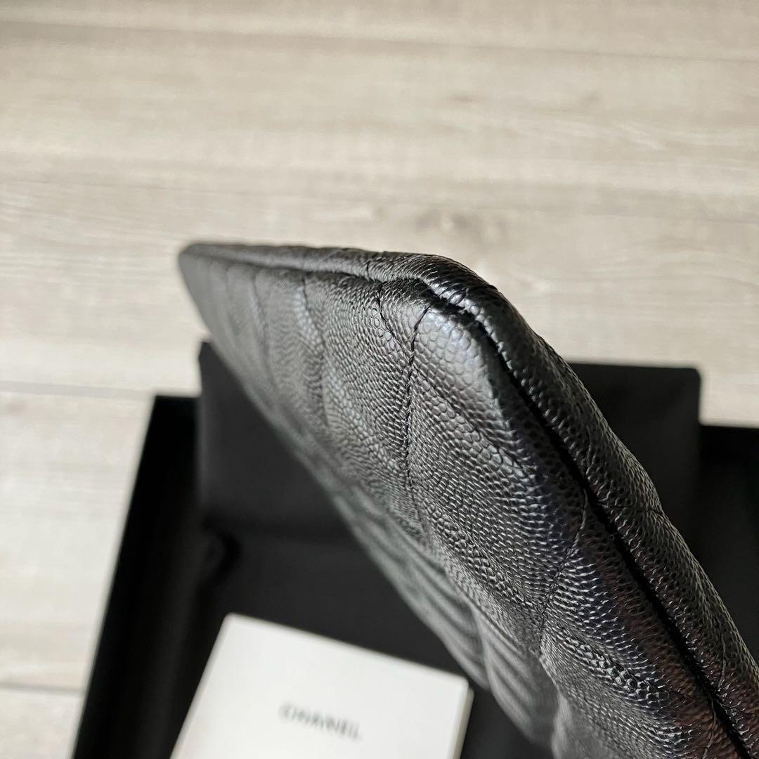 【新品・未使用】CHANEL クラシック ジップ ポーチ クラッチバッグ