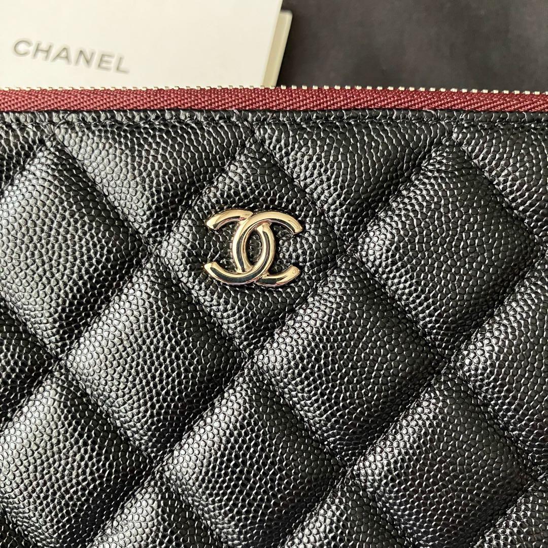 【新品・未使用】CHANEL クラシック ジップ ポーチ クラッチバッグ