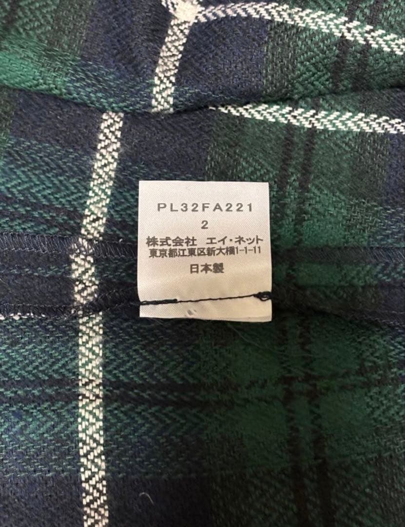 美品 プランテーション ステンカラーコート ライナー付き カーキ サイズ2