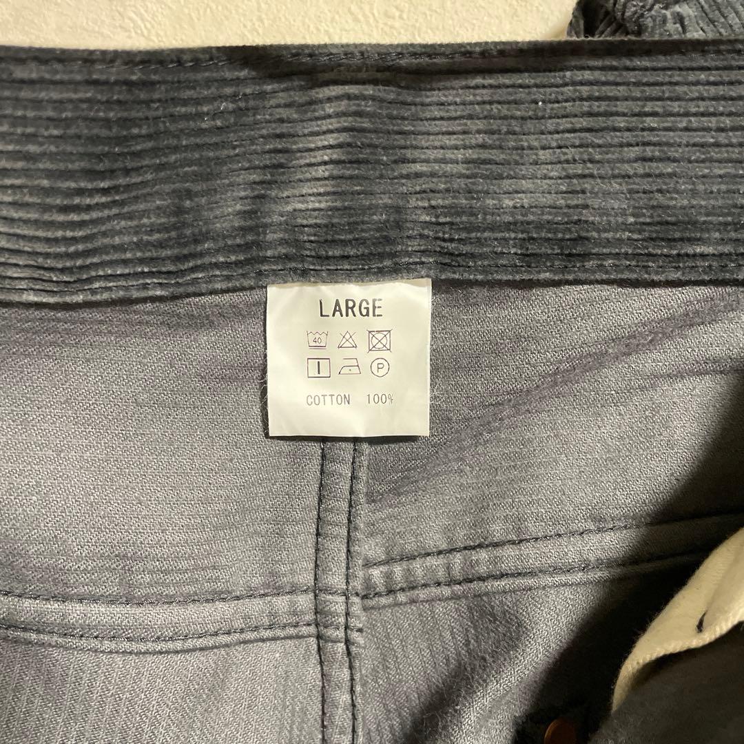 早い者勝ちCALEE コーデュロイ カバーオール MEDIUMグレー パンツのみ