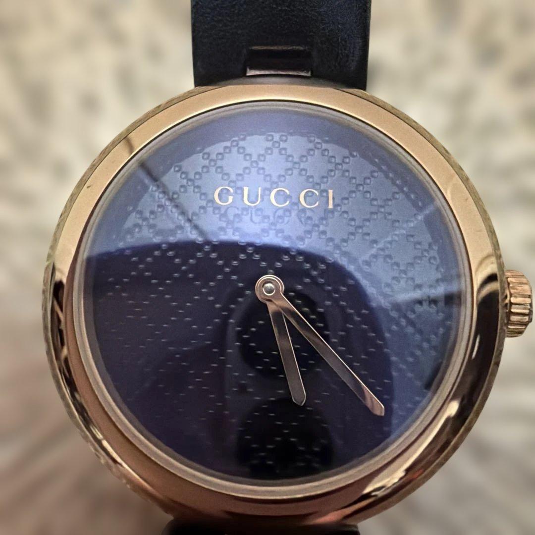 【電池新品】GUCCI グッチディアマンティッシマ 腕時計 箱/取扱い説明書有り