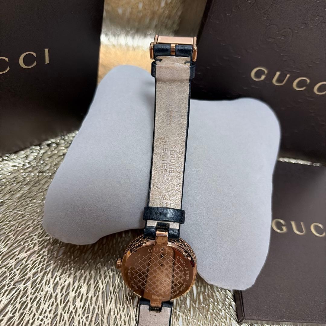 【電池新品】GUCCI グッチディアマンティッシマ 腕時計 箱/取扱い説明書有り