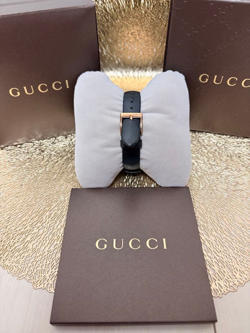 【電池新品】GUCCI グッチディアマンティッシマ 腕時計 箱/取扱い説明書有り