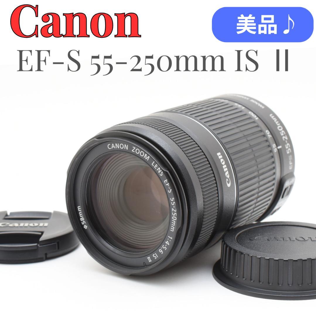⭐️定番望遠⭐️Canon EF-S 55-250mm IS Ⅱ卒業式 入学式に