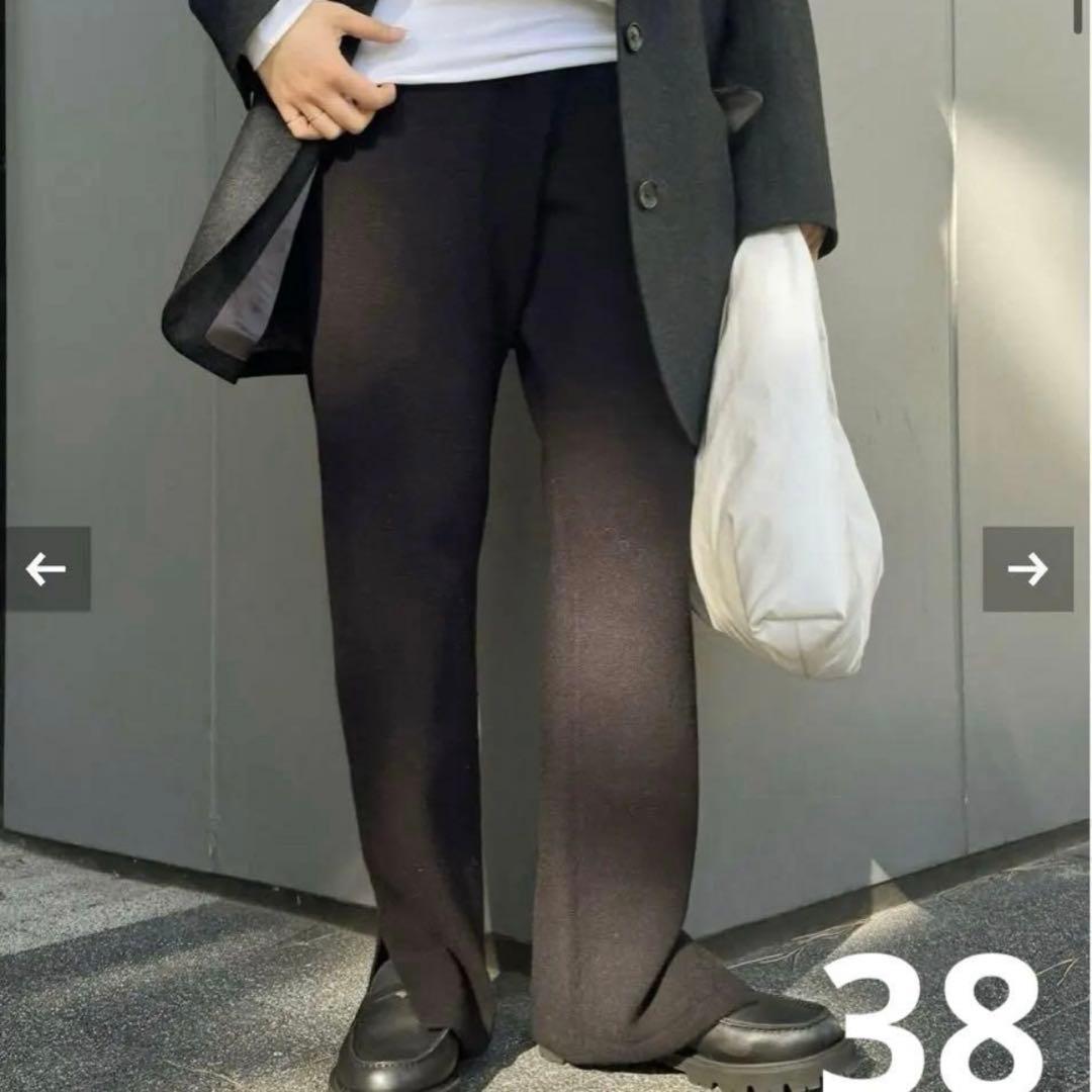 【新品】Plage FINEWOOL KNIT スラックス　ニットパンツ