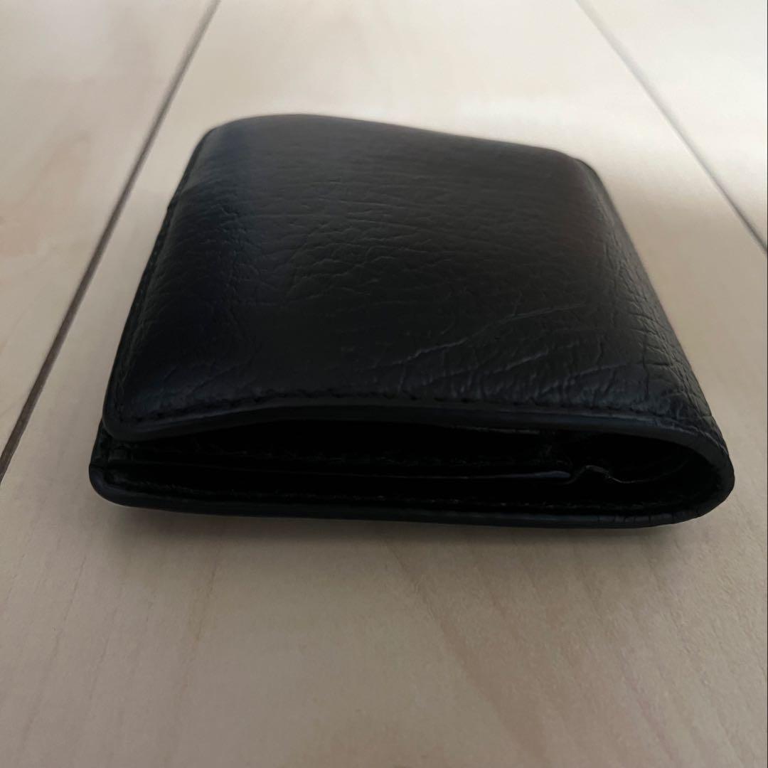 Maison Margiela　二つ折り財布　黒　レザー　マルジェラ